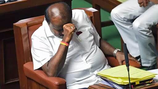 HD Kumaraswamy Loses Karnataka Trust Vote After Making Emotional Speech in Vidhana Soudha