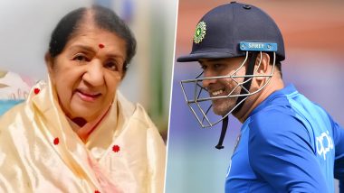 Lata Mangeshkar Urges MS Dhoni Not to Retire, Dedicates Gulzar's Song to Team India After CWC 2019 Ouster