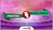 Live Cricket Streaming of Pakistan vs Bangladesh ODI Match on PTV Sports, Ten Sports, Hotstar, Gazi TV and Star Sports: Watch Free Telecast and Live Score of PAK vs BAN ICC CWC 2019 ODI Clash on TV and Online