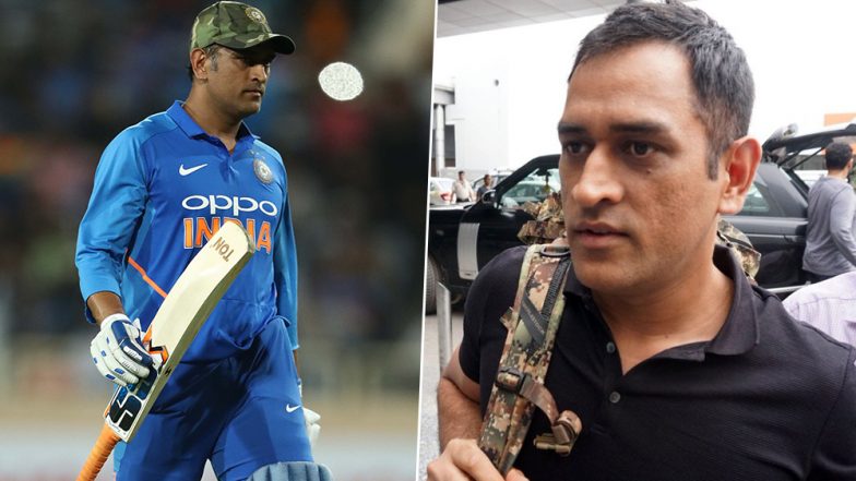 MS Dhoni Departs for Srinagar to Join 106 Territorial Army Battalion, the Indian Cricketer Spotted at Delhi's IGI Airport (See Photo)