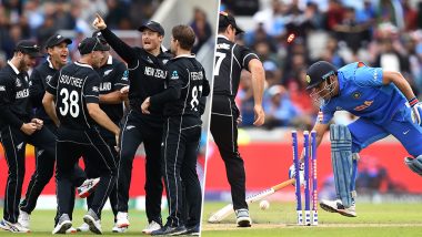 MS Dhoni Run-Out Video: Watch Martin Guptill Direct Hit Throw to Dismiss MSD and Send New Zealand to CWC 2019 Final