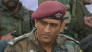 MS Dhoni Fulfills Promise, Begins Training With Indian Army's Parachute Regiment