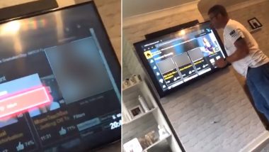 380px x 214px - Man Broadcasts Pornhub in Front of Entire Family While Trying to Play  Songs, Funny Video of XXX Clips on TV Goes Viral | ðŸ‘ LatestLY