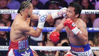 Manny Pacquiao Beats Keith Thurman in a Split Decision, Filipino Boxing Legend Becomes Oldest Welterweight Star