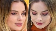 How to Get Margot Robbie-Inspired Sunset Eyeshadow Look? Here&rsquo;s Step-by-Step Makeup Tutorial to Rock This Beauty Trend