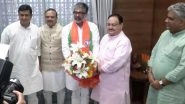 Neeraj Shekhar, Son of Former PM Chandra Shekhar, Joins BJP, Meets Working President JP Nadda