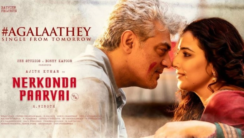 Nerkonda Paarvai Song Agalaathey: Ajith-Vidya Balan’s ‘Mesmerising Number’ to Release Tomorrow