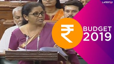 Union Budget 2019 Speech by Nirmala Sitharaman: Increase In Petrol, Diesel Prices, No Change in Income Tax Slabs Among Highlights of India's First Woman Full Time FM's Maiden Budget