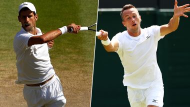 Novak Djokovic vs Philipp Kohlschreiber, Wimbledon 2019 Live Streaming & Match Time in IST: Get Telecast & Free Online Stream Details of First Round Tennis Match in India