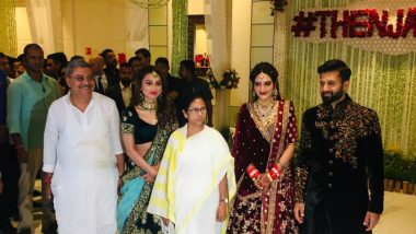 Nusrat Jahan’s Wedding Reception: West Bengal Chief Minister Mamata Banerjee, MP Mimi Chakraborty and Other Prominent Personalities Attend the Function in Kolkata - See Pics