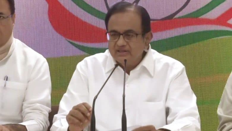 P chidambaram outlet bail