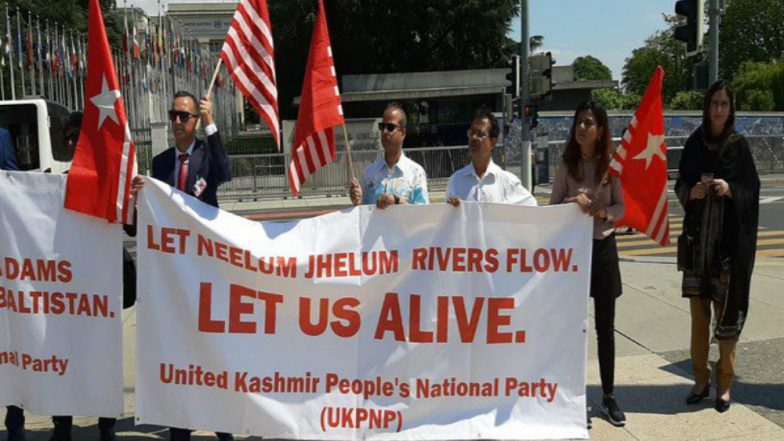 Political Activists From PoK Protest Against Pakistani Occupation