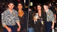 Priyanka Chopra Jonas&rsquo; See-Through Black Maxi Dress Take Away Netizens&rsquo; Attention from Nick Jonas and Her Pooch Diana! View Pics