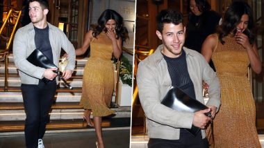 Priyanka Chopra and Nick Jonas Make a Stylish Appearance in London But Why Is Desi Girl Laughing Uncontrollably? View Pics