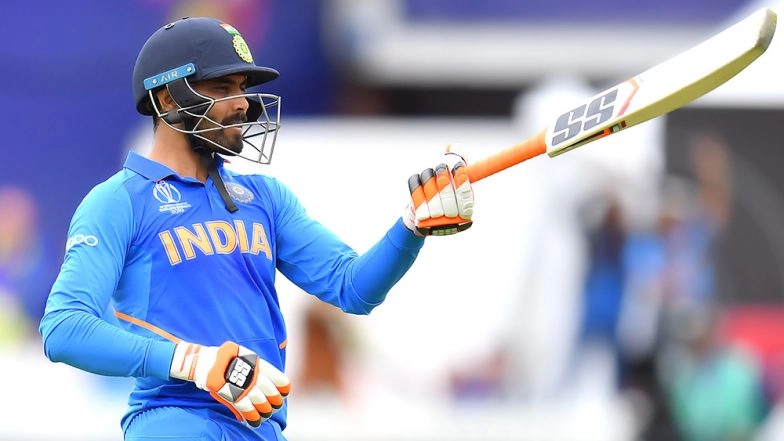 Ravindra Jadeja Scores First ODI Half-Century Since 2014 During IND vs NZ Semi-Final Encounter in CWC 2019