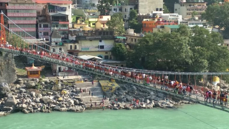 Rishikesh's Laxman Jhula Bridge on River Ganga Closed For Public