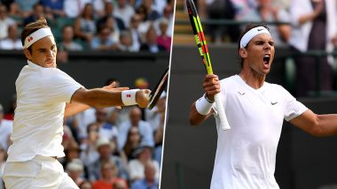Roger Federer vs Rafael Nadal, Wimbledon 2019 Live Streaming & Match Time in IST: Get Telecast & Free Online Stream Details of Men's Singles Semi-Final Tennis Match in India