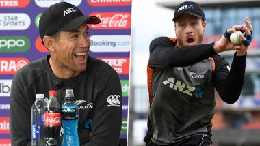 Ross Taylor Takes Jibe at Martin Guptill Over Throw That Got MS Dhoni Run Out During India vs New Zealand CWC 2019 Semi-Final Match