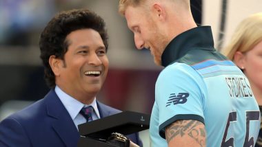 ‘Greatest Cricketer’ Tweet by ICC on Ben Stokes and Sachin Tendulkar Post England’s CWC 2019 Victory Invites Trolls! View Tweets and Photo