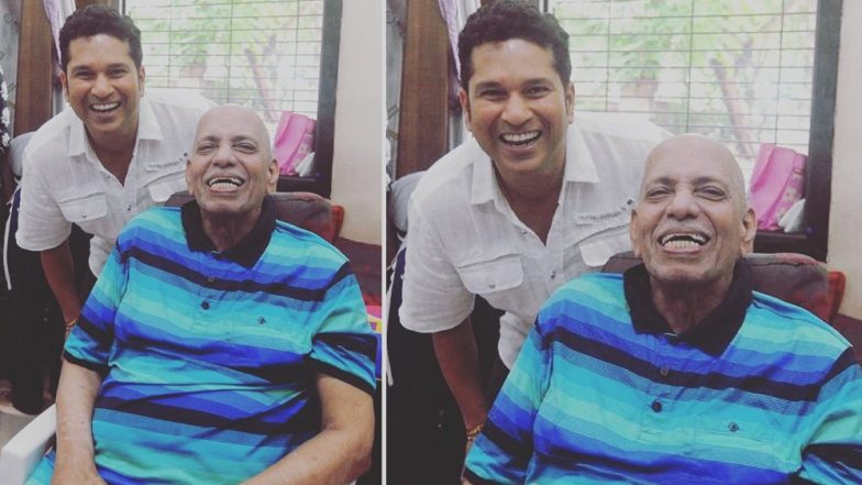 Guru Purnima 2019: Sachin Tendulkar Tweets Old Picture With Coach and Guru Ramakant Achrekar