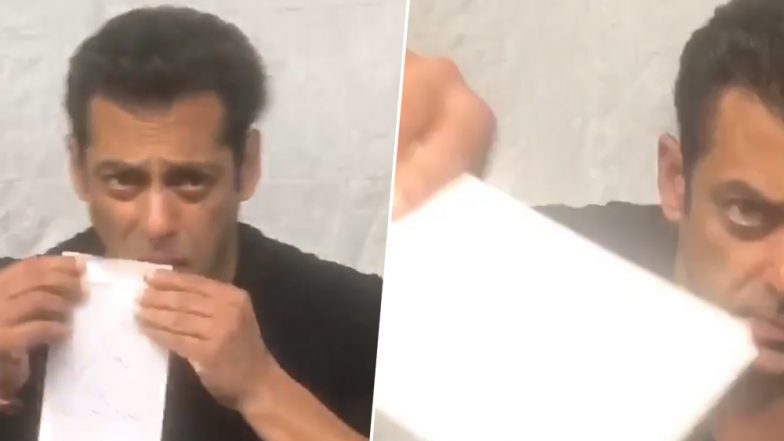 Salman Khan Is Back With Another Quirky Instagram Video But It Is 'Old Fashioned'
