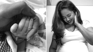Sameera Reddy Welcomes Her Baby Girl With a Cute Monochrome Pic