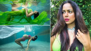 Sameera Reddy's Underwater Pregnancy Photo-Shoot in Bikini Is AMAZING! View Pics