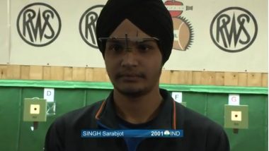 Sarabjot Singh Wins Gold Medal in 10m Air Pistol Event at ISSF Junior World Cup 2019, Takes India's Medal Tally to 22
