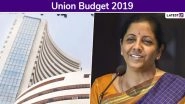 Markets Dive On Budget 2019; Sensex Closes 400 Points Down At 39,513, Nifty 135 Points Lower At&nbsp;11,811