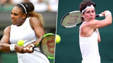 Serena Williams vs Carla Suarez Navarro, Wimbledon 2019 Live Streaming & Match Time in IST: Get Telecast & Free Online Stream Details of Round of 16 Tennis Match in India