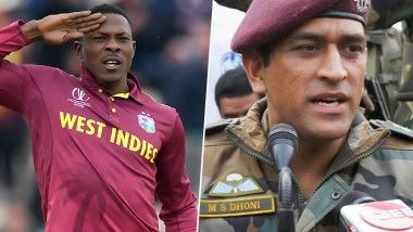 Sheldon Cottrell Salutes Dhoni’s Inspirational Love for the Country (See Post)