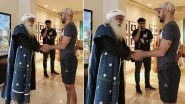 Shikhar Dhawan Meets Sadhguru Jaggi Vasudev, Thanks Him For Efforts on Kaveri River