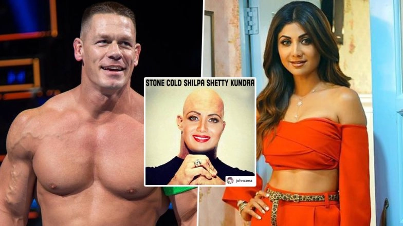 John Cena and Shilpa Shetty Kundra's Social Media Exchange Is Sure to Crack You Up – View Meme