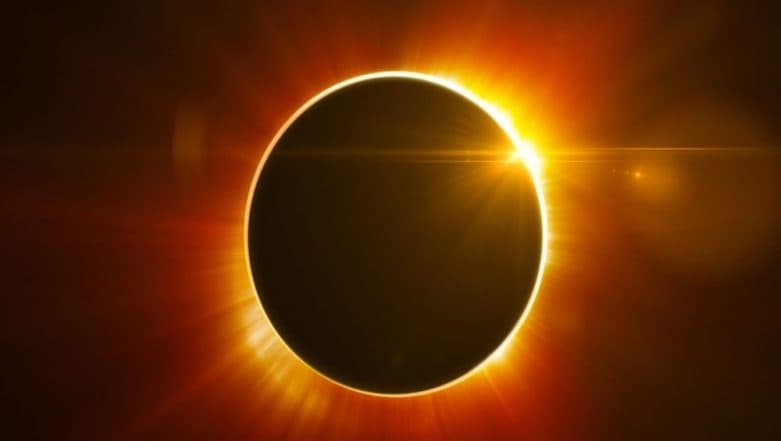 Two Planes Flying at Different Altitudes to Photograph Solar Eclipse