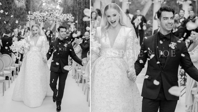 Sophie Turner's stunning Louis Vuitton wedding dress - a closer look