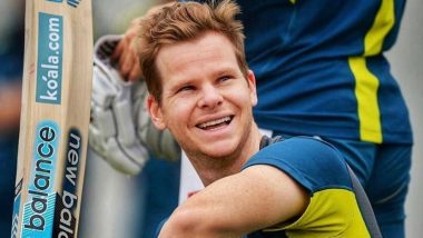 Steve Smith Can't Wait for The Ashes 2019 to Begin; Australia Batsman Looks Relaxed in Net Session at Edgbaston (See Pic)