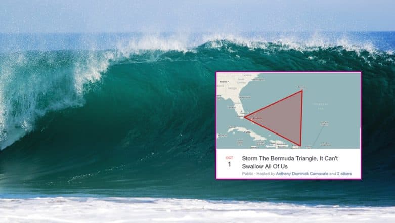 Storm Bermuda Triangle Event Created on Facebook, After Area 51 Raid Goes Viral