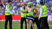 Streaker Sneaks Into the Ground During England vs New Zealand CWC 2019 Match (Watch Video)