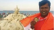 Sudarsan Pattnaik, Sand Artist Wins People's Choice Award in US at International Sand Sculpting Championship 2019