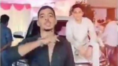 TikTok Controversy in Telangana: Video Of State Home Minister Mohammad Mahmood Ali's Grandson Sitting Atop Police Van Sparks Row