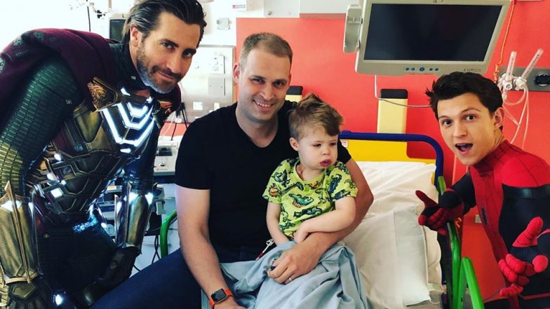 'Spider-Man' Tom Holland And 'Mysterio' Jake Gyllenhaal Surprise Kids at Children's Hospital, Pics And Videos of Cute Meeting Go Viral!