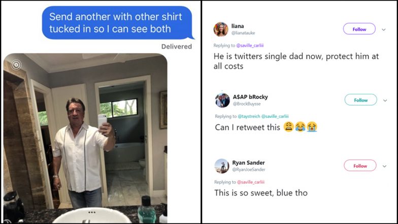Adorable Single Dad Requesting for Dating Fashion Tips From Daughter Goes Viral On Twitter! Wins Thousand of Fans and Dates After He Is ‘Stood Up’