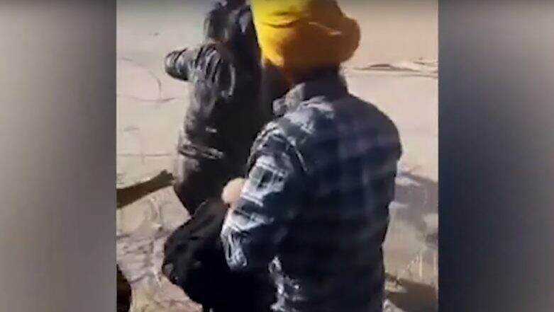 Punjabi Men, Women And Children Seen Crossing Over To US With Help From Mexican Traffickers; Video Surfaces Online Punjabi Men, Women And Children Seen Crossing Over To US With Help From Mexican Traffickers; Video Surfaces Online