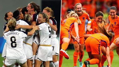 United States vs Netherlands, FIFA Women’s World Cup 2019 Live Streaming: Get Telecast & Free Online Stream Details of USA vs NED Final Football Match in India