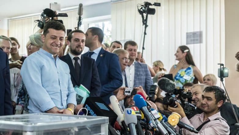 Ukraine Elections 2019: Volodymyr Zelensky Party Wins Absolute Majority in Parliament Vote Ukraine Elections 2019: Volodymyr Zelensky Party Wins Absolute Majority in Parliament Vote