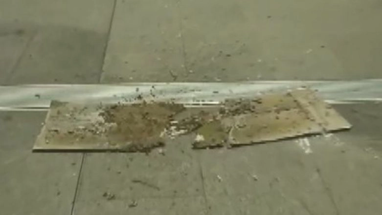 Portion of Ceiling Slab Fell Near the Arrival Gate at Terminal 2, No Injuries Reported