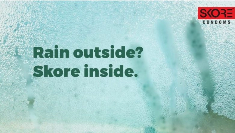 Skore Condoms In Their Latest Ad Says 'World Gets Naughtier When It Rains'