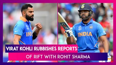 Virat Kohli Rubbishes Reports of Rift With Rohit Sharma, Calls It ‘Baffling and Ridiculous’