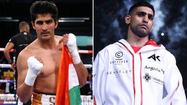 'Stop Fighting Kids, I Am Ready for a Bout,' India's Vijender Singh Challenges British-Origin Pakistan Boxer Amir Khan