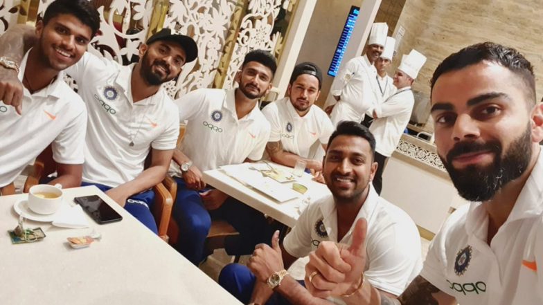 Virat Kohli Shares Picture with Fellow Indian Teammates before Boarding Flight for United States to Play West Indies in T20s; See Pic